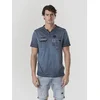 KOROSHI Majica marine/moder denim/pastelno modra/vinsko rdeča