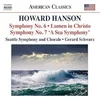 HANSON:SYMPHONY NO.6 & 7/, Črna