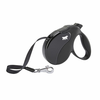 Povodec Amigo Medium do 25 kg - 5 m trak, črn