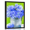 Plakat šopek rož v vedru - 20x30 white