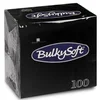 BulkySoft salveta crna 24x24cm 100/1 2sl (20 pak)