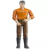BRUDER 60007 Bworld Figurine Moške hlače rjave barve