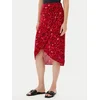 Pepe Jeans Midi krilo Clau PL901199 Rdeča Slim Fit