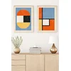 Wallity Uramljena slika Huhu15, 35x50 cm , 2 dela