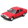 Bburago 1:24 Plus - 1987 Mercedes-Benz 190E - Rdeča