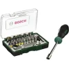 Bosch 27-delni set mini čegrtaljke + ručni odvrtač 2607017331