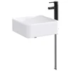Umivaonik za kupaonicu Mat Crna 49 x 37 x 14 cm Metal