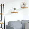 Polica na zidu Zidne Smeđa 23 x 23,5 x 4 cm Konstruirano drvo