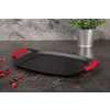 KAUFMAX Grill ploča 47cm BLACK&BURGUNDY