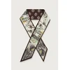 Tory Burch svilena ruta ženska Forest Ribbon
