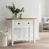 Konzolni stol BODO smeđi 91 x 35 x 74 cm od masivne borovine