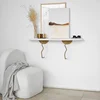 Hanah Home Zidna polica Lierre, 99x22 cm,Bela