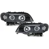 OEM Kristalni farovi Angel Eyes BMW X5 (99-03), Crni