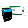 Lexmark Standard Cyan return program toner cartridge (2.3K)