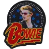 David Bowie Smoking Woven Logo Iron-On Patch