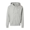 Nike Sportswear Jopa na zadrgo Club Fleece pegasto siva/bela