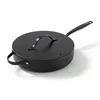 BE Living Tava za pirjanje s poklopcem Essential Black 28 cm