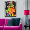 Wallity Uramljena slika The 80s Party, 55x75 cm