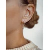 Hey Happiness Uhani Double Pearl srebrna