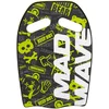 Mad wave ergo kickboard printed črna/rumena