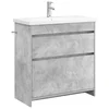 Set namještaja za kupaonicu Betonska siva 81 x 40 x 84,5 cm