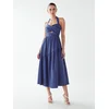 BWLDR Obleka Lana moder denim