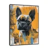 Canvas Slika na platnu Pas 30x40cm, Sa ramom, Crni