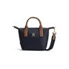 TOMMY HILFIGER Ročna torbica POPETTE temno modra/rjava