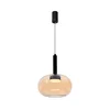 Luster na sajli BUENO 1xGX53/9W/230V, prečnik 25 cm, dimljeno bež