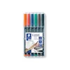 STAEDTLER MARKER LUMOCOLOR, permanent, F, 1/6