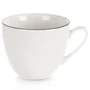 Orion Bela porcelanasta skodelica DECORA 200 ml