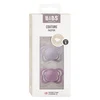 Bibs tolažilna duda - silikon Couture anatomska, 0-6 m, 2/1 Fossil Grey/Mauve