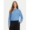 Calvin Klein Srajca LV044B902G Modra Regular Fit