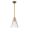 Quintiesse QN-ELMORE-P-BBS - Luster na lancu ELMORE 1xE27/60W/230V zlatni