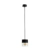 Luster na sajli ROY 1xE27/60W/230V crna