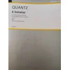 QUANTZ:6 SONATAS OP.1/ 4-6 FLUTE VOL.2 FLUTE AND PIANO