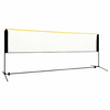 Den Nastavljiva mreža za badminton 400x103x94-158 cm kovinsk