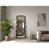 HANAH HOME Ogledalo Wave Brown