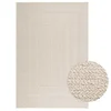 Vidaxl Rug ZIZUR Cream 140x200 cm Juta videz Notranje in zunanje