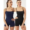 Trendyol Black-Navy Blue 2 Pack Supportive/Shaper Knitted Sports Bra with Rope Straps