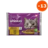 Whiskas Vlažna hrana za mačke Senior, Više vrsta mesa, 4x85g, 13 pakovanja