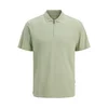 JJ Rebel by Jack & Jones polo majica Reeze sa rajsferšlusom za muškarce, svetlozelena, M