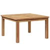 Vidaxl Klubska miza Rjava 60 x 60 x 36 cm Trden tikov les