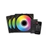 Xigmatek Infinity G22A ARGB Black 3KOMADA I REMOTE KONTROLER EN44793