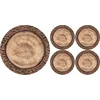 Bertoni Home Unisexs 1+4 Round Table Pads Set Robina