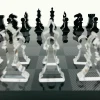 Šah Set Acrilic 24 x 24 cm