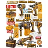 INGCO COSLI251193E AKU SET (BUŠ 96NM+BRUS+UD ODV 850NM+HAMER+LAMPA) SUPER INGCO