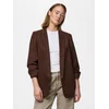 PIECES Blazer PCBOSELLA temno rjava