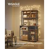 Songmics Kuhinjska polica 100x40x180.8 cm rjava