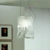 Sil-Lux MURANO viseča svetilka, enojna, širina 16 cm - Dnevna soba/jedilnica - Dizajn - srebrna, prozorna, bela - Steklo